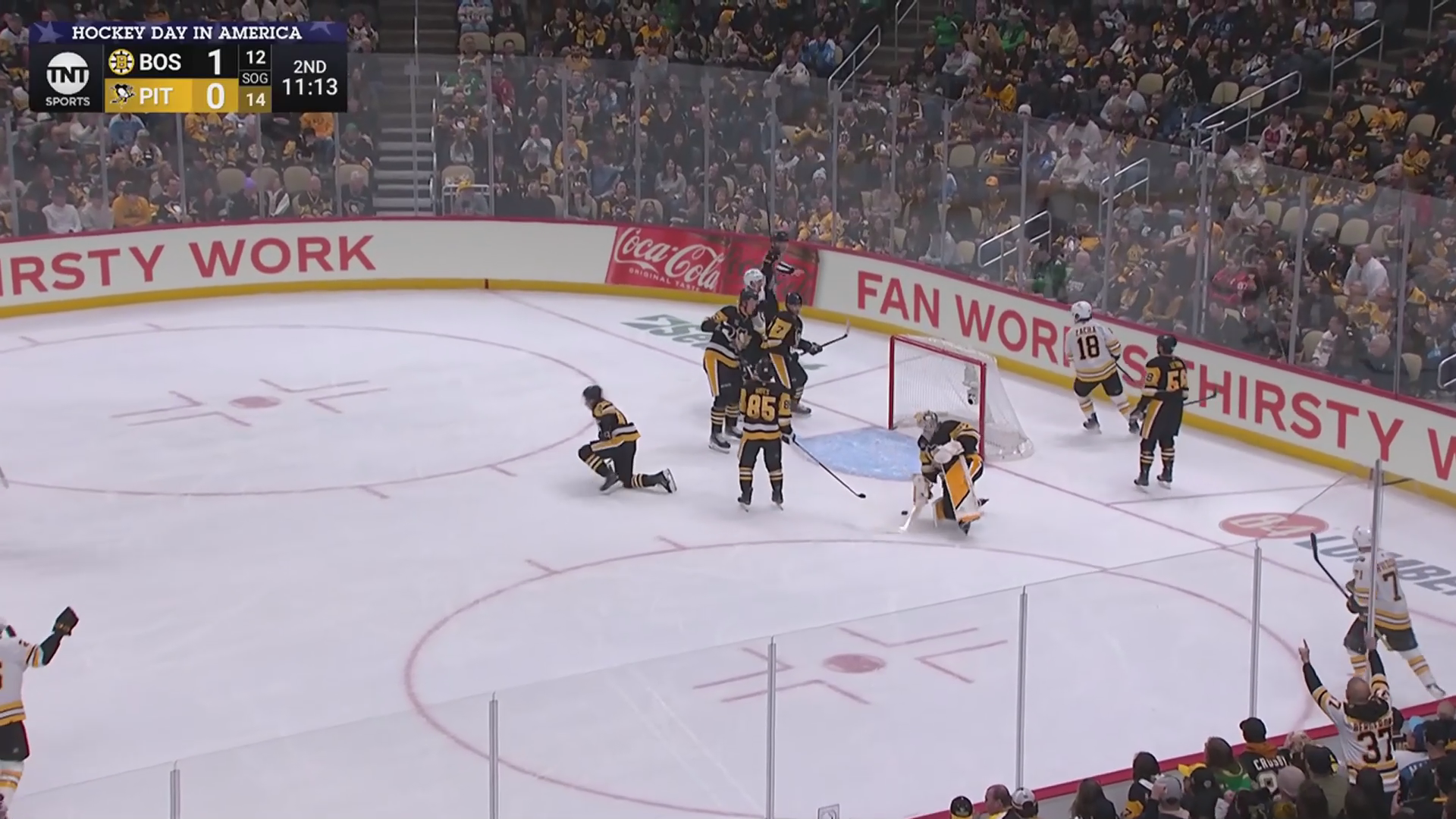 Pavel Zacha with a hat trick vs. Penguins · Mar 8, 2026