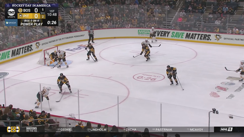 Pavel Zacha with a hat trick vs. Penguins · Mar 8, 2026