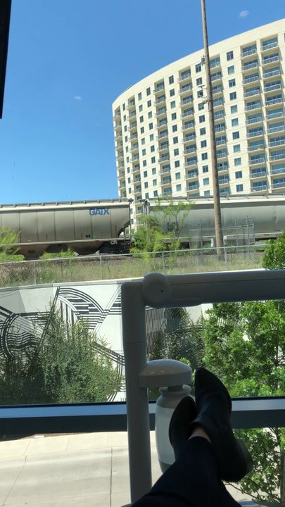 Toothbar - I just love watching the train go by while getting my teeth cleaned! So cool! - General Dentistry Near Me - Austin, Texas