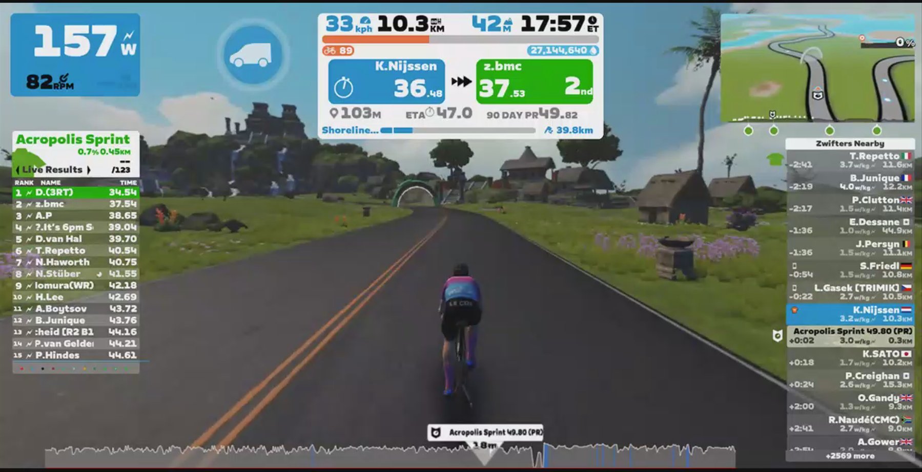Zwift - Shorelines and Summits in Watopia
