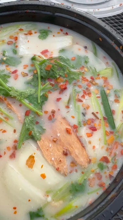 Thai Mango - Tom Kha Gai from Thai Mango food truck at Springwater Cart Park - Food Trucks Near Me - Portland, Oregon