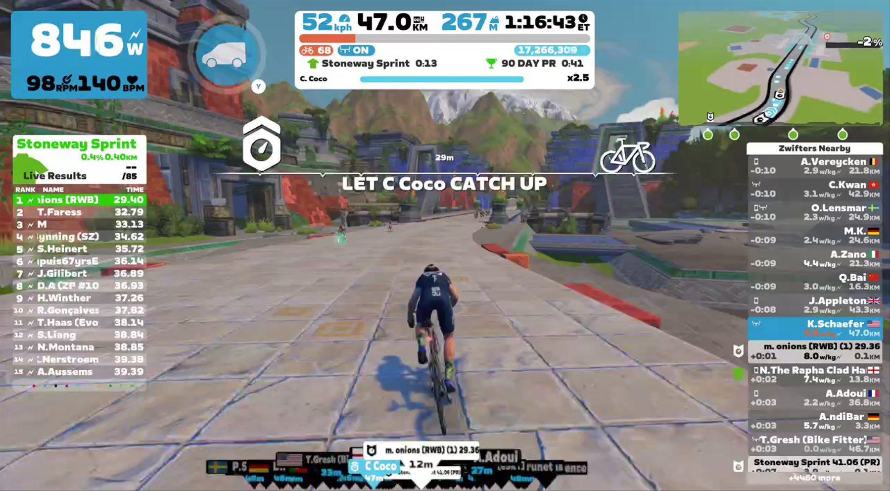 Zwift - Pacer Group Ride: The Big Ring in Watopia with Coco