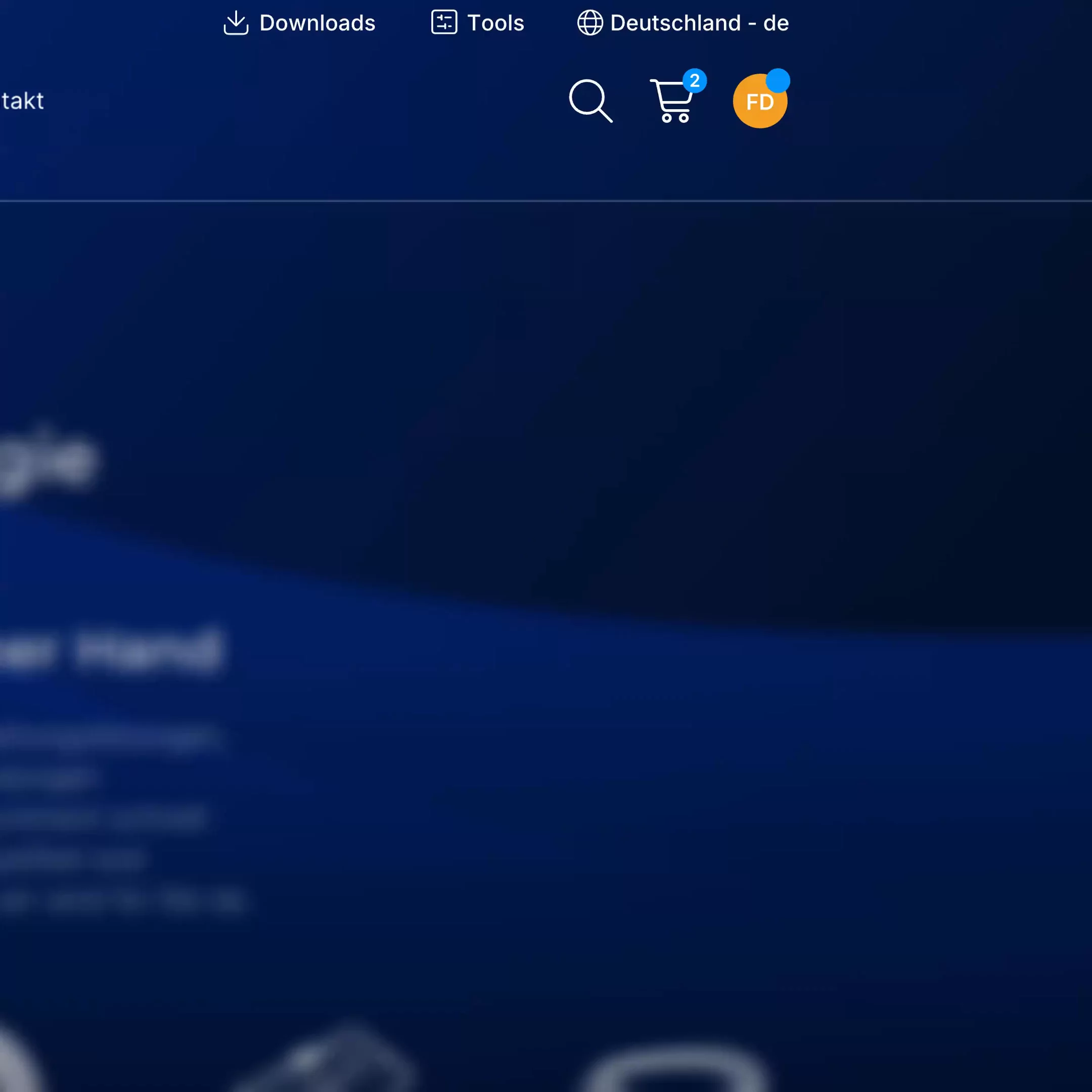 Die Account- und Warenkorb-Widgets der Basler Web-Plattform – eine moderne, von Hypercode entwickelte Benutzeroberfläche, die personalisierte Bereiche und Commerce-Funktionen klar, intuitiv und hochwertig inszeniert. | Hypercode, Digital Product Studio, Köln