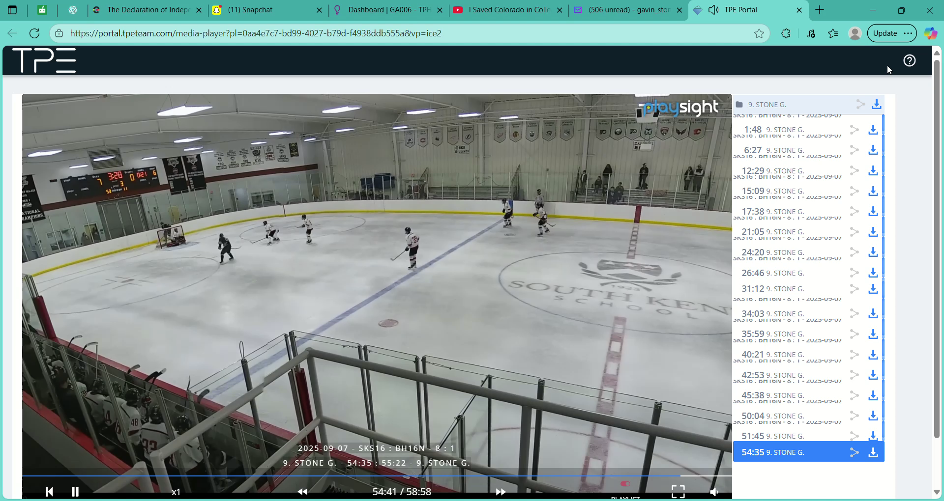 Gavin Stone's Impressive Highlights | Boston Hockey Academy 16u AAA