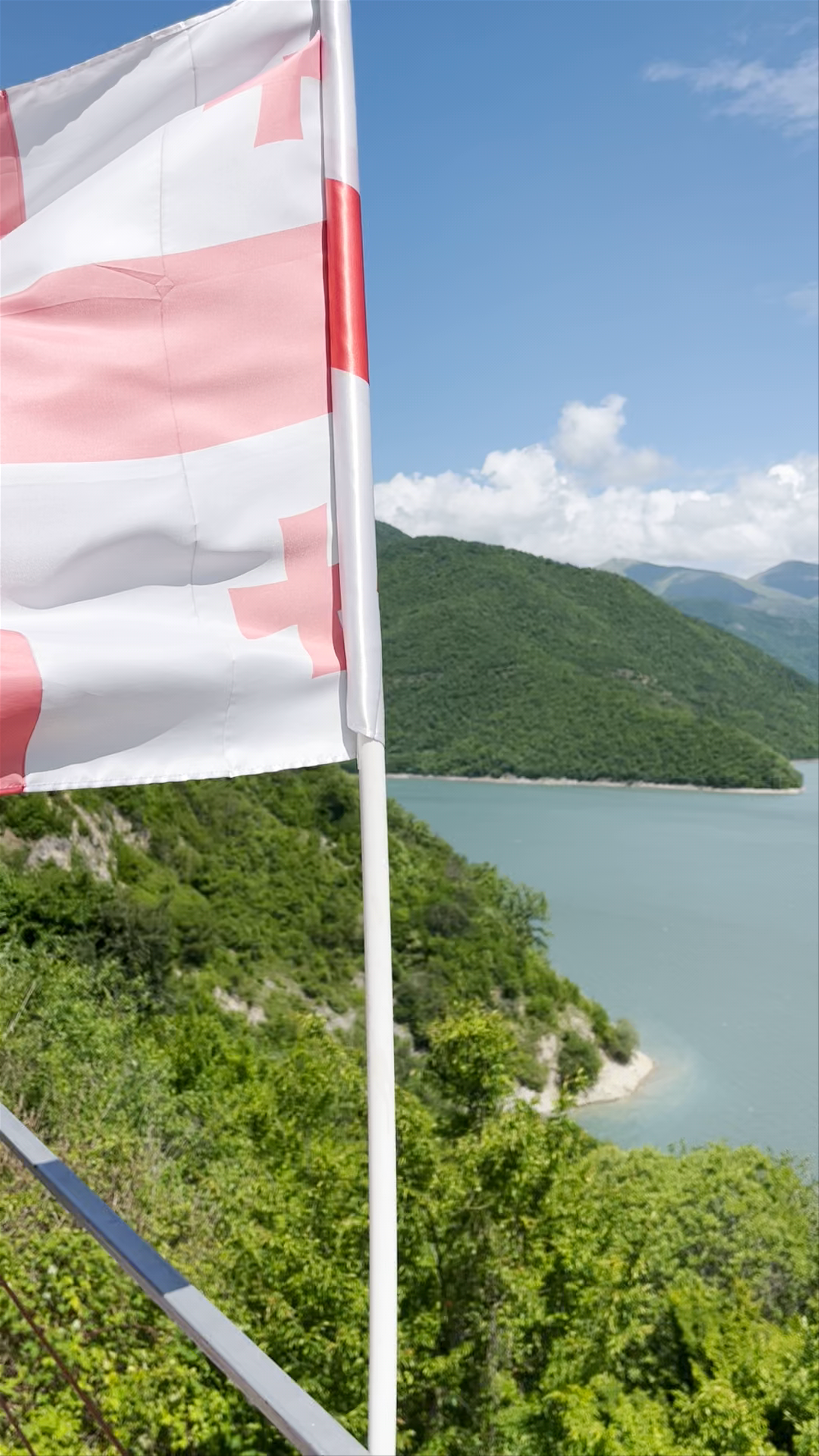 Zhinvali Water Reservoir Viewpoint