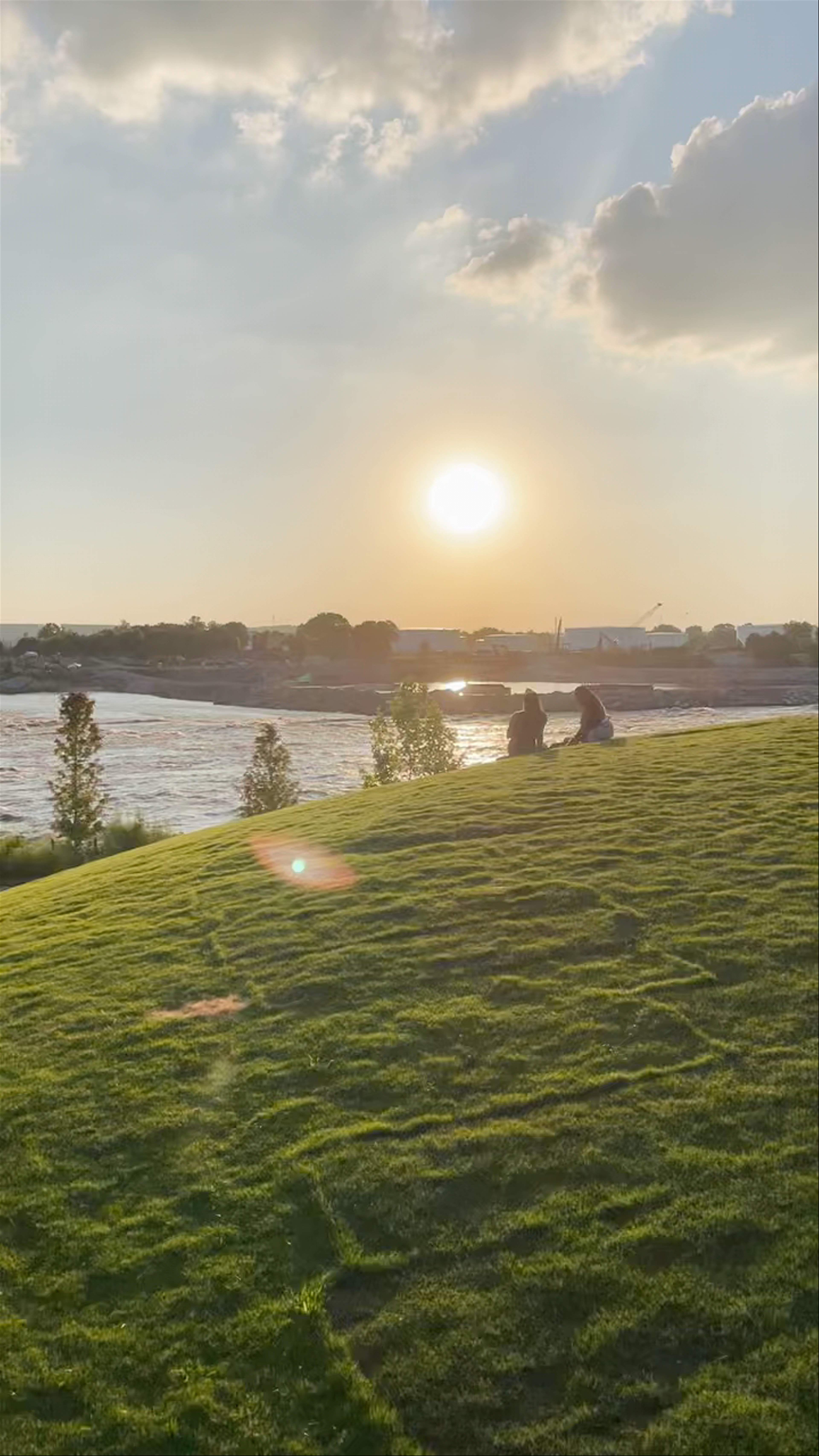 Golden Hour Serenity at Gathering Place, Tulsa