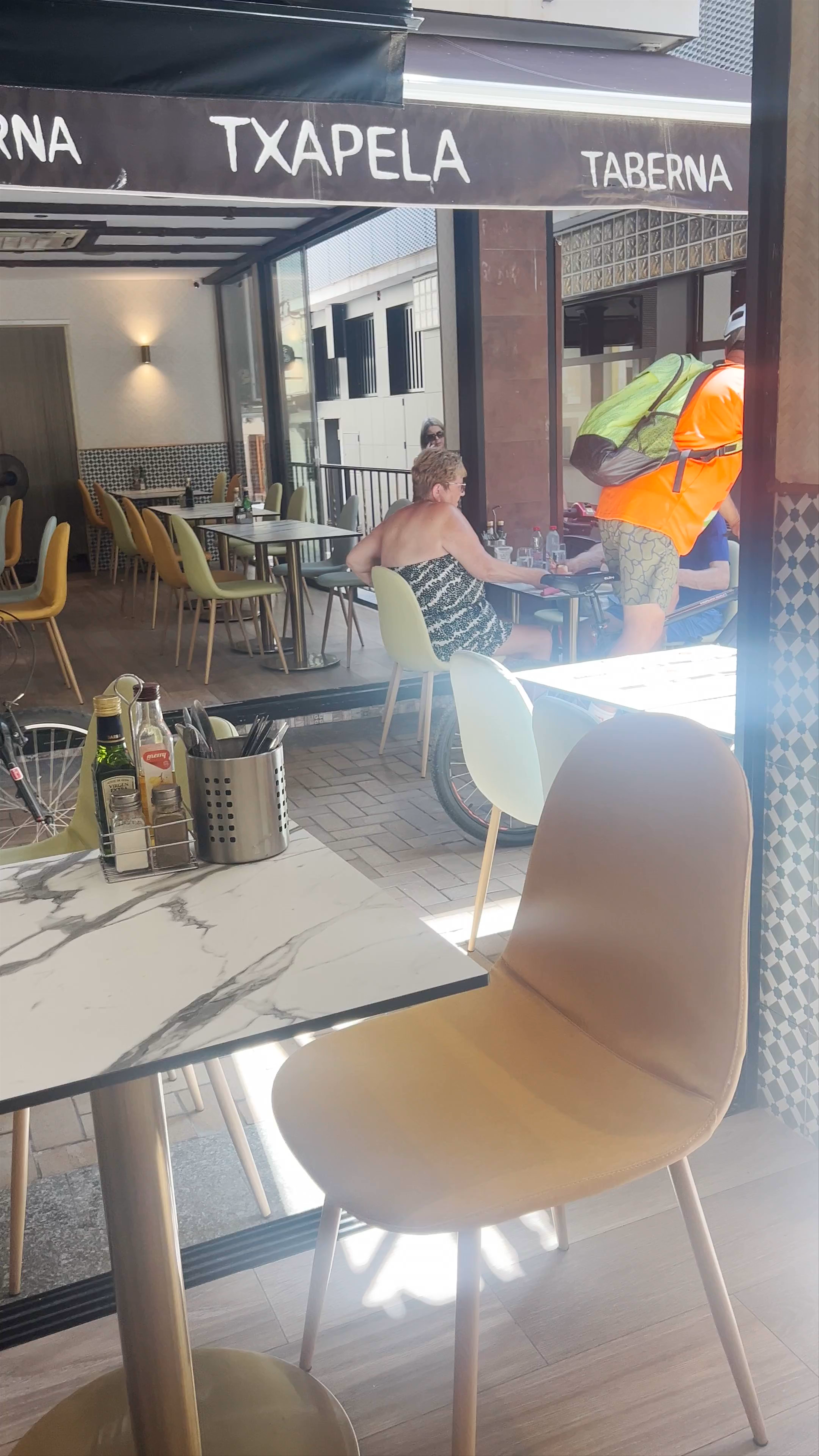 Sunny Afternoon at Taberna Saltoki in Benidorm, Spain