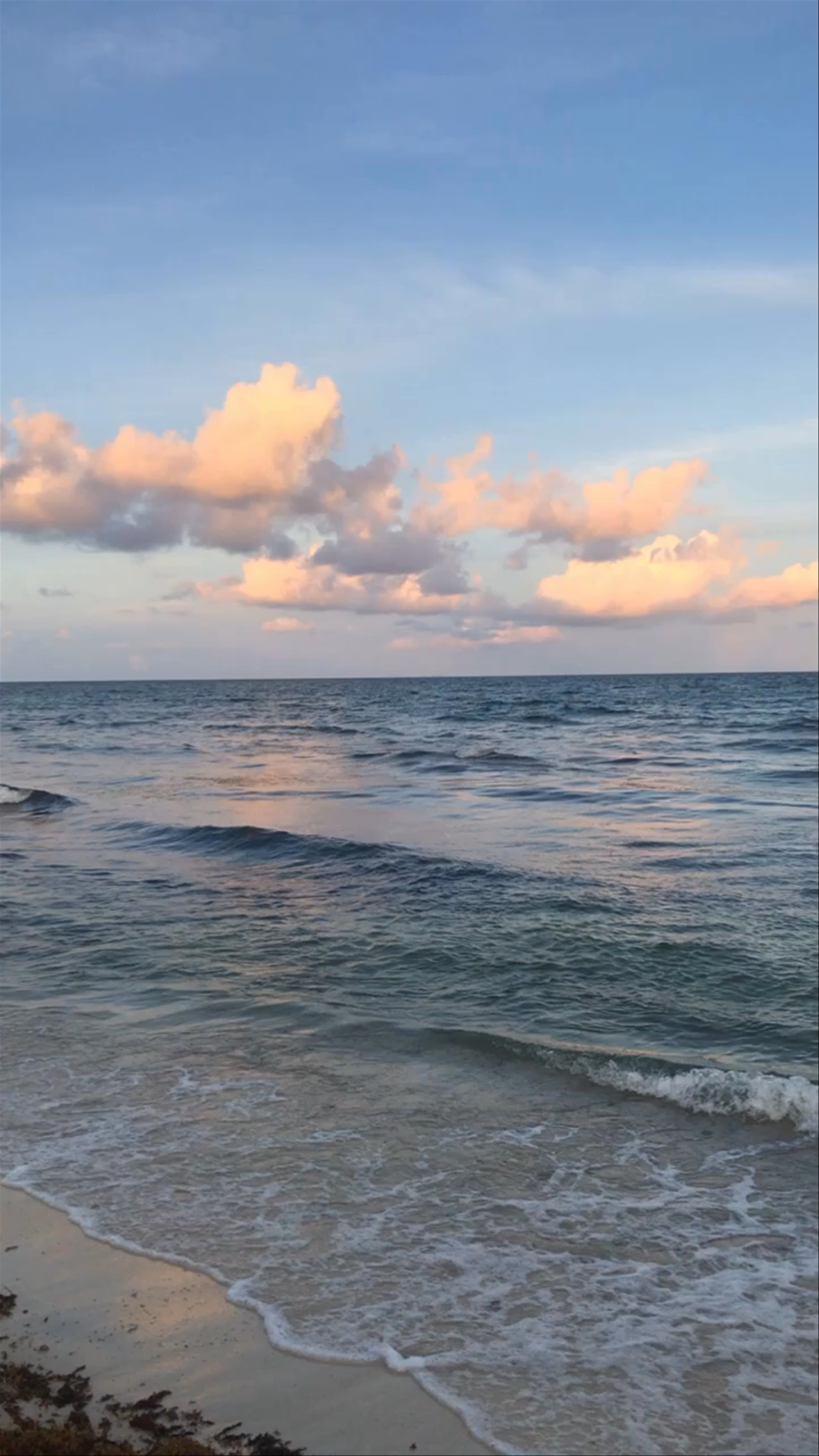 Sunset Serenity at Punta Piedra Beach, Tulum