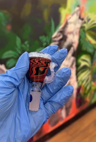 Preview pic of Midnight Glass - Slide (Clear/Red/Black)