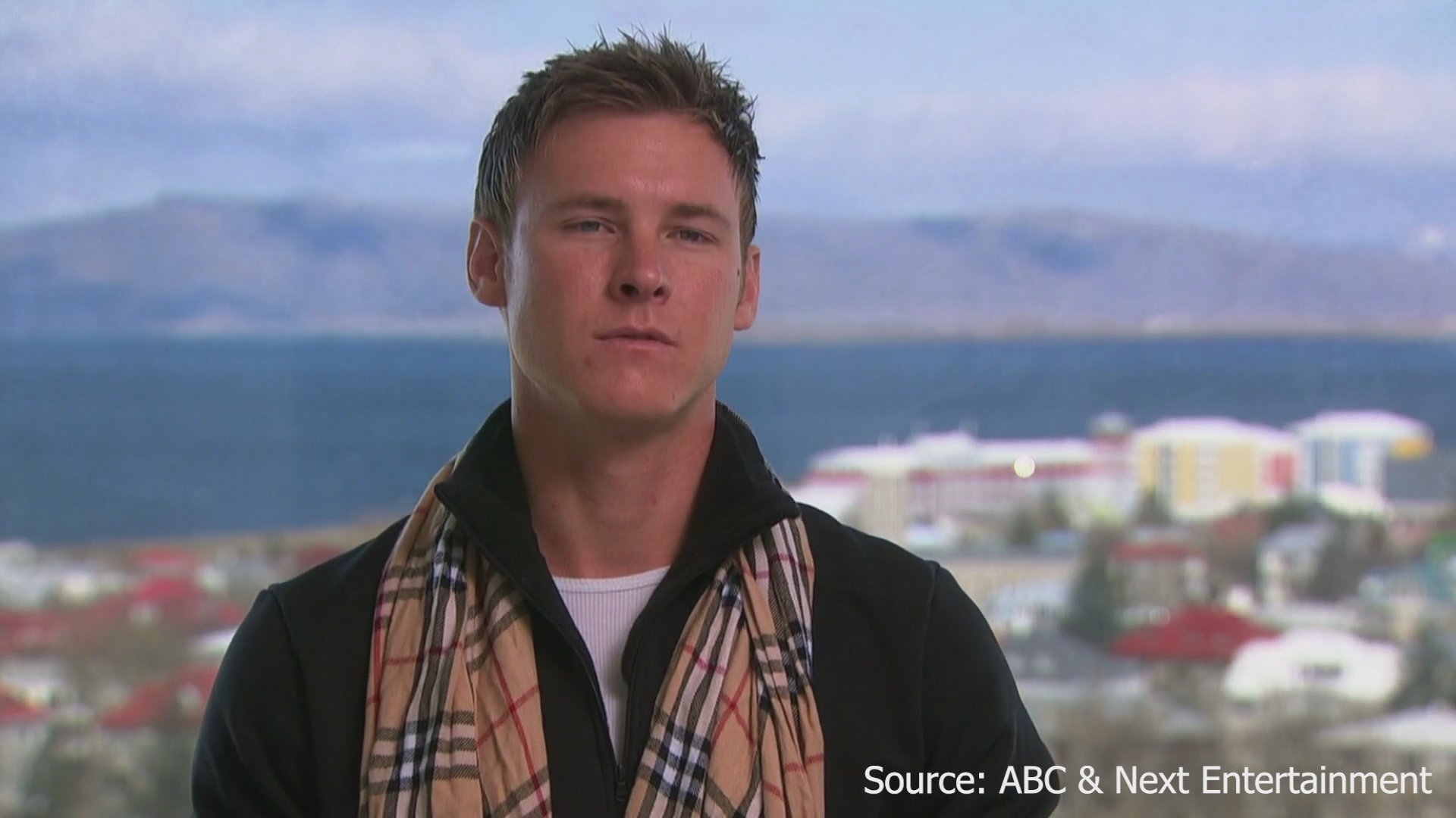 Participants in a reality television series embark on a helicopter tour and visit an ice bar for a date.