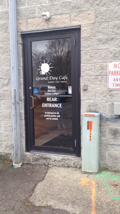 Grand Day Cafe - Rear entrance with additional parking. - Breakfast & Brunch Near Me - Columbus, Ohio