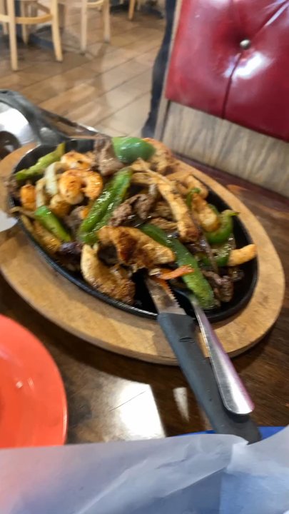 Alta Mar - Fajitas mixed $15ish and strawberry  margaritas $6.50 - Seafood Near Me - San Antonio, Texas