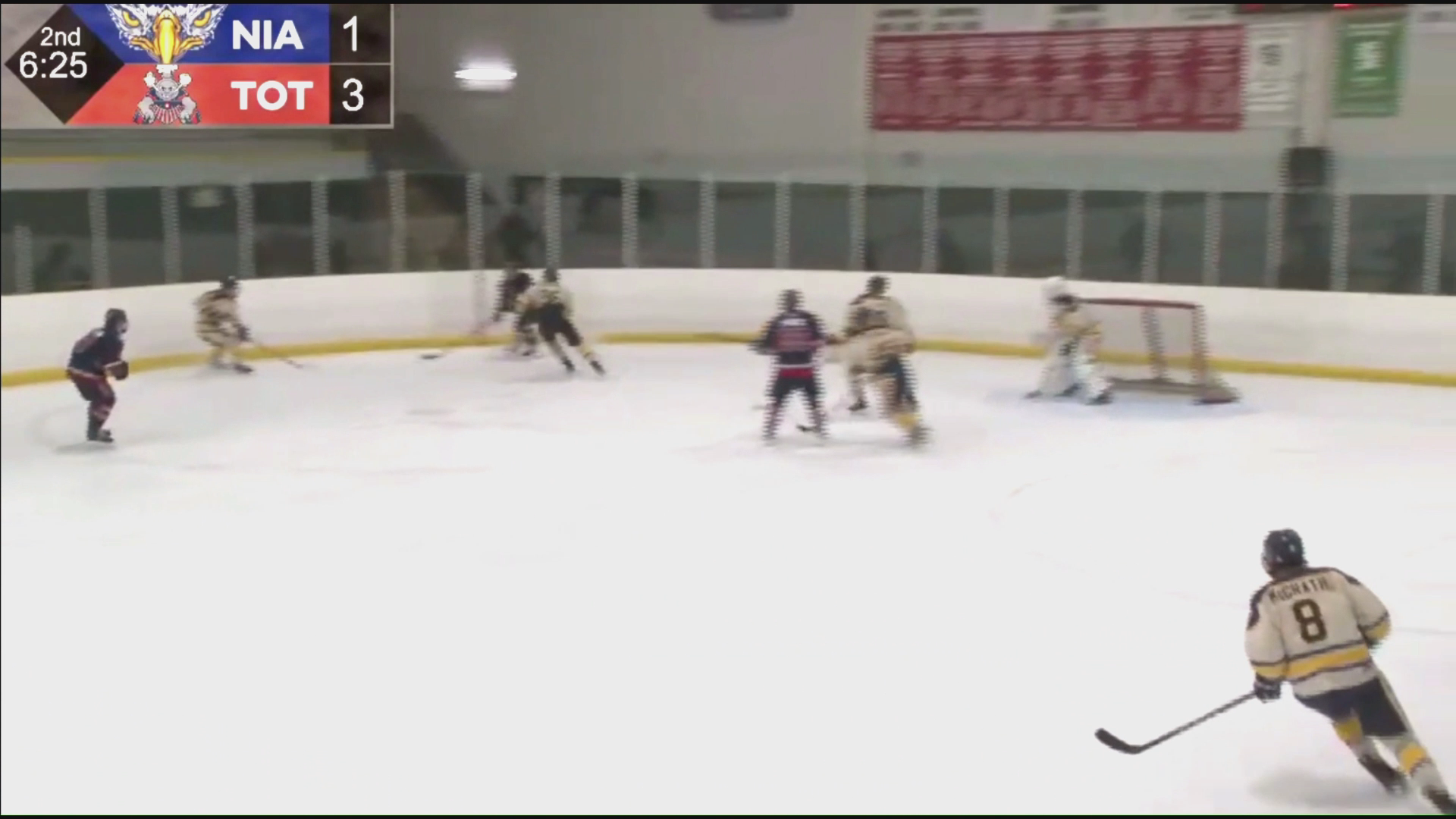 2025-11-7 GMHL Goal Assist, Weak Side Rush Puck Protect BHand Pass, Give And Go vs Tottenham