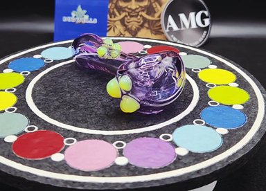 Preview pic of Slyme Spotted Rhino spoon pipe New