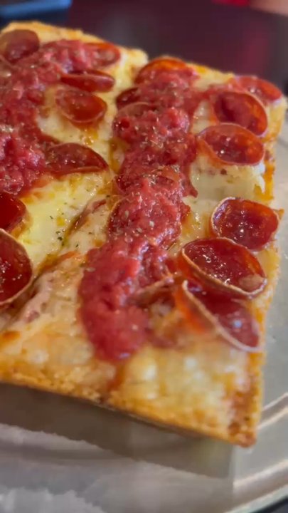 Via 313 - Cheesy and saucy pepperoni pizza - Pizza Near Me - San Antonio, Texas