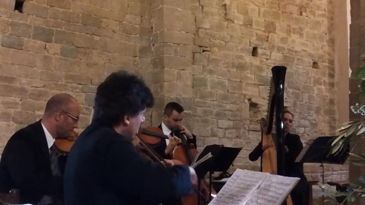 The Florence String Quartet - Pachelbel Canon With Harp - video 5
