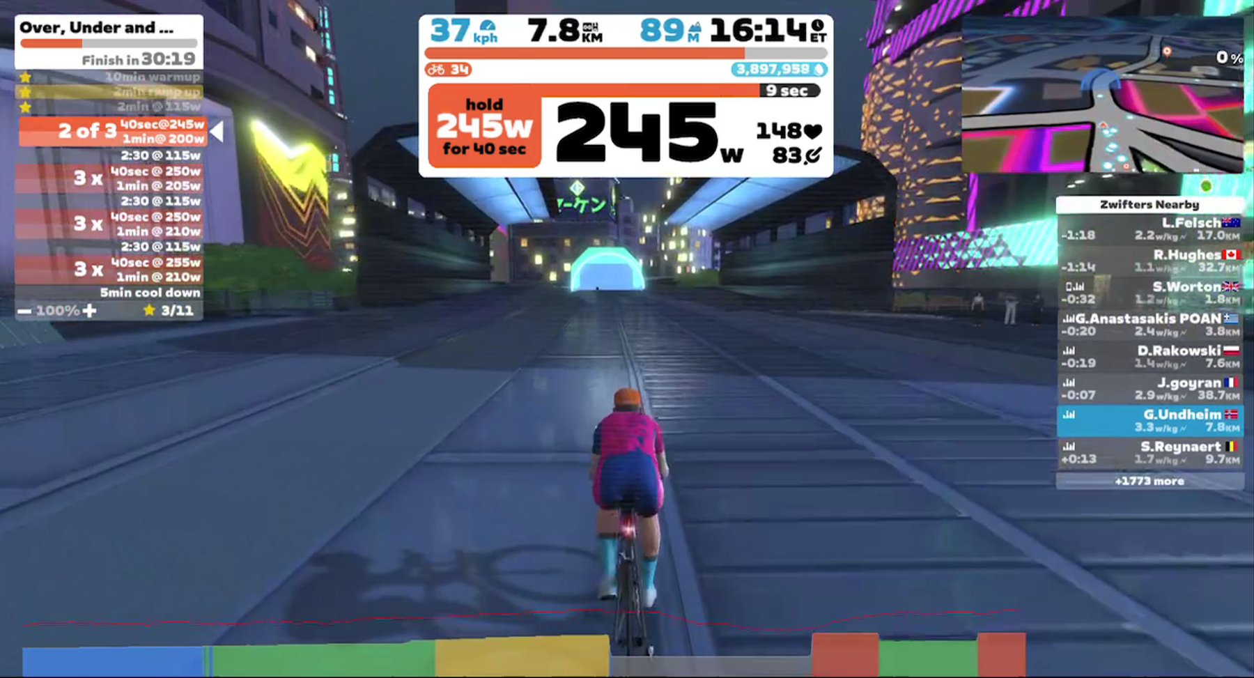 Zwift - Over, Under and Beyond on Tick Tock in Makuri Islands
