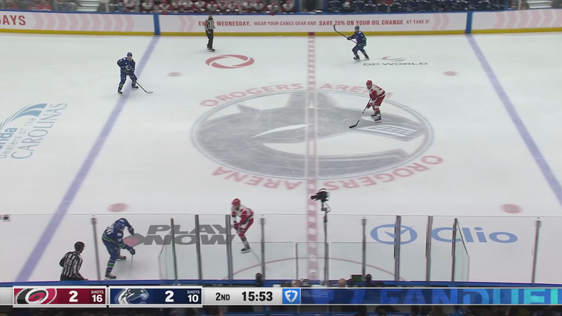 Ehlers with a hat trick vs. Canucks · Mar 4, 2026