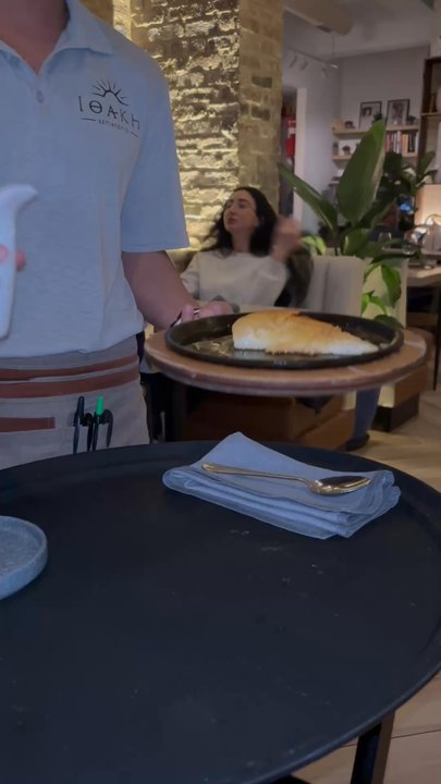 Ithaki Estiatorio - Saganaki - Greek Near Me - Chicago, Illinois