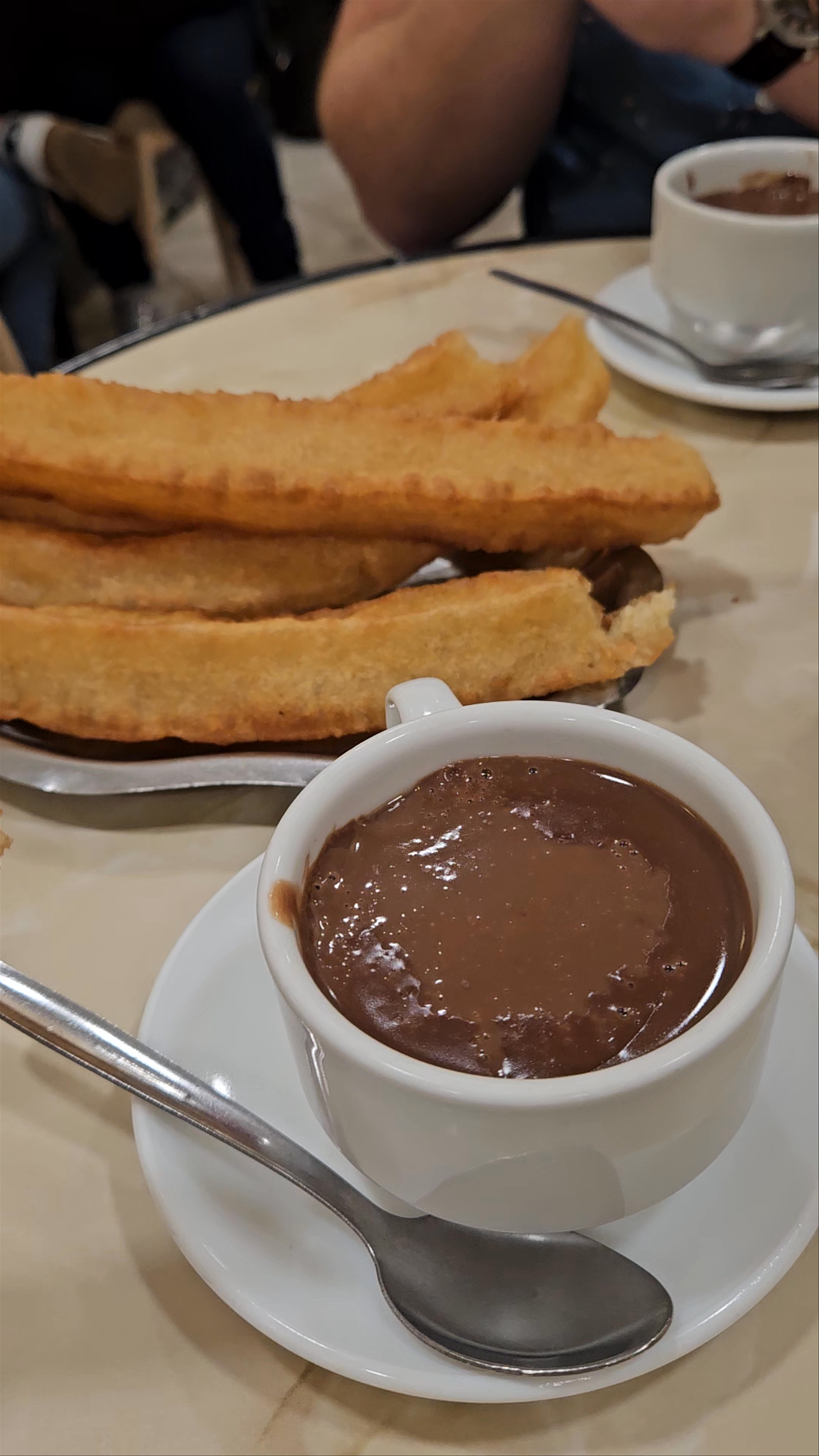 Traditional Churros and Hot Chocolate at Casa Aranda, Málaga