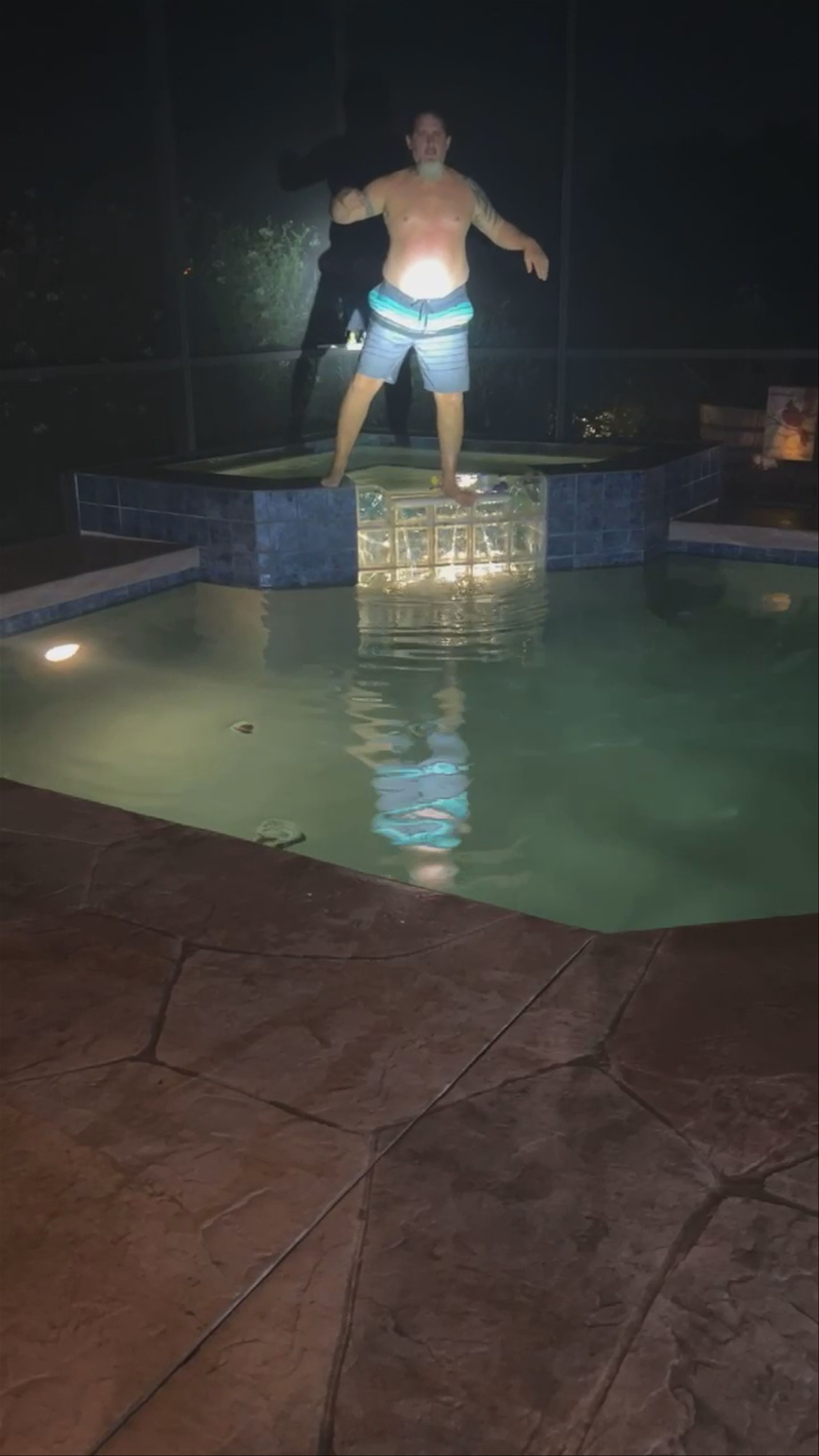 Belly flop!