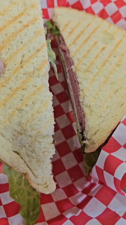 The Chuckwagon - Pastrami on White Bread with horseradish - Grocery Near Me - Roberts, Montana