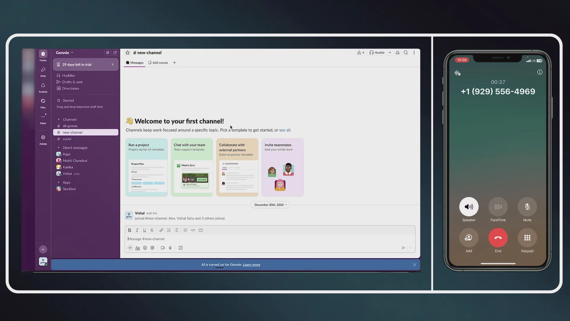 Gennie - AI-Powered Voice Agent image 1