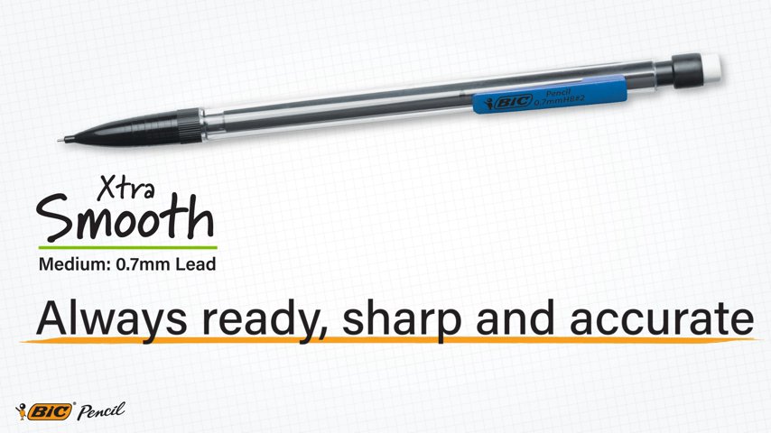 Back to School Gifts: BIC Xtra-Smooth Mechanical Pencils with Erasers (MPCE40-BLK)