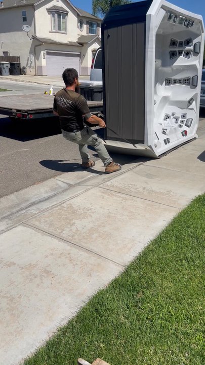 My Spa Fix - This guy makes moving the beast look easy! - Pool & Hot Tub Service Near Me - Oakdale, California