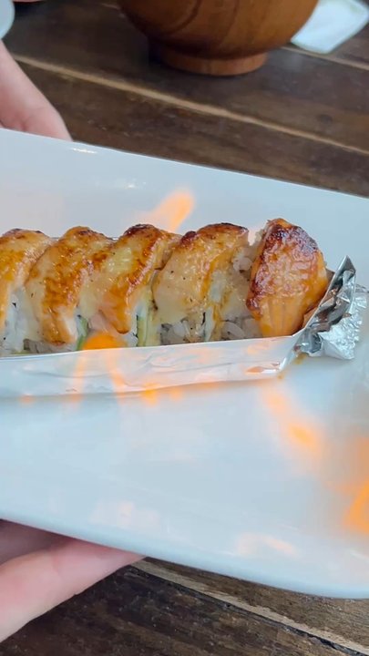@Sushi - Baked salmon roll - Sushi Bars Near Me - Long Beach, California