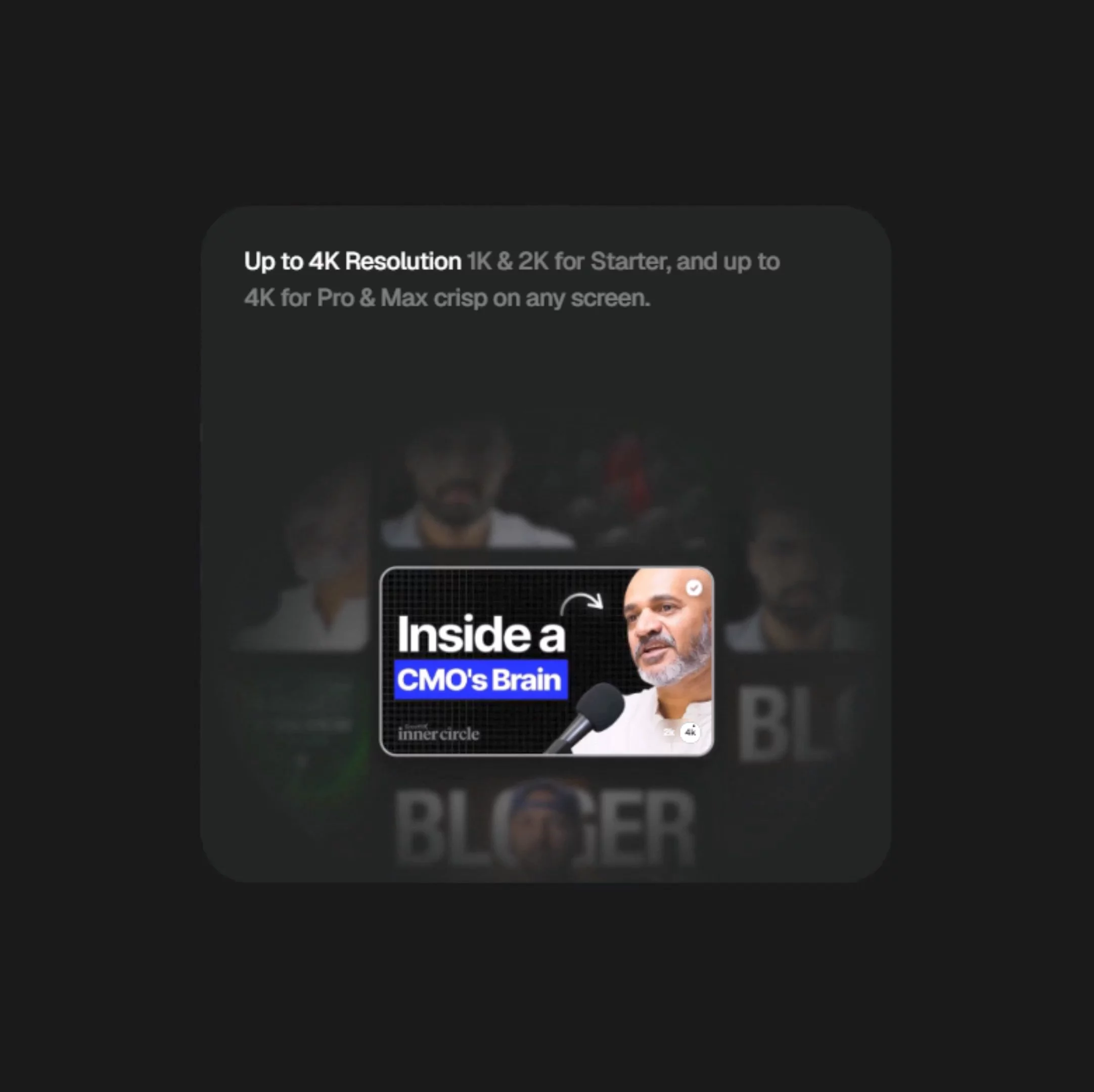 ✨ Animated Feature Card I created for AI Thumbnail generator tool!Book a Call