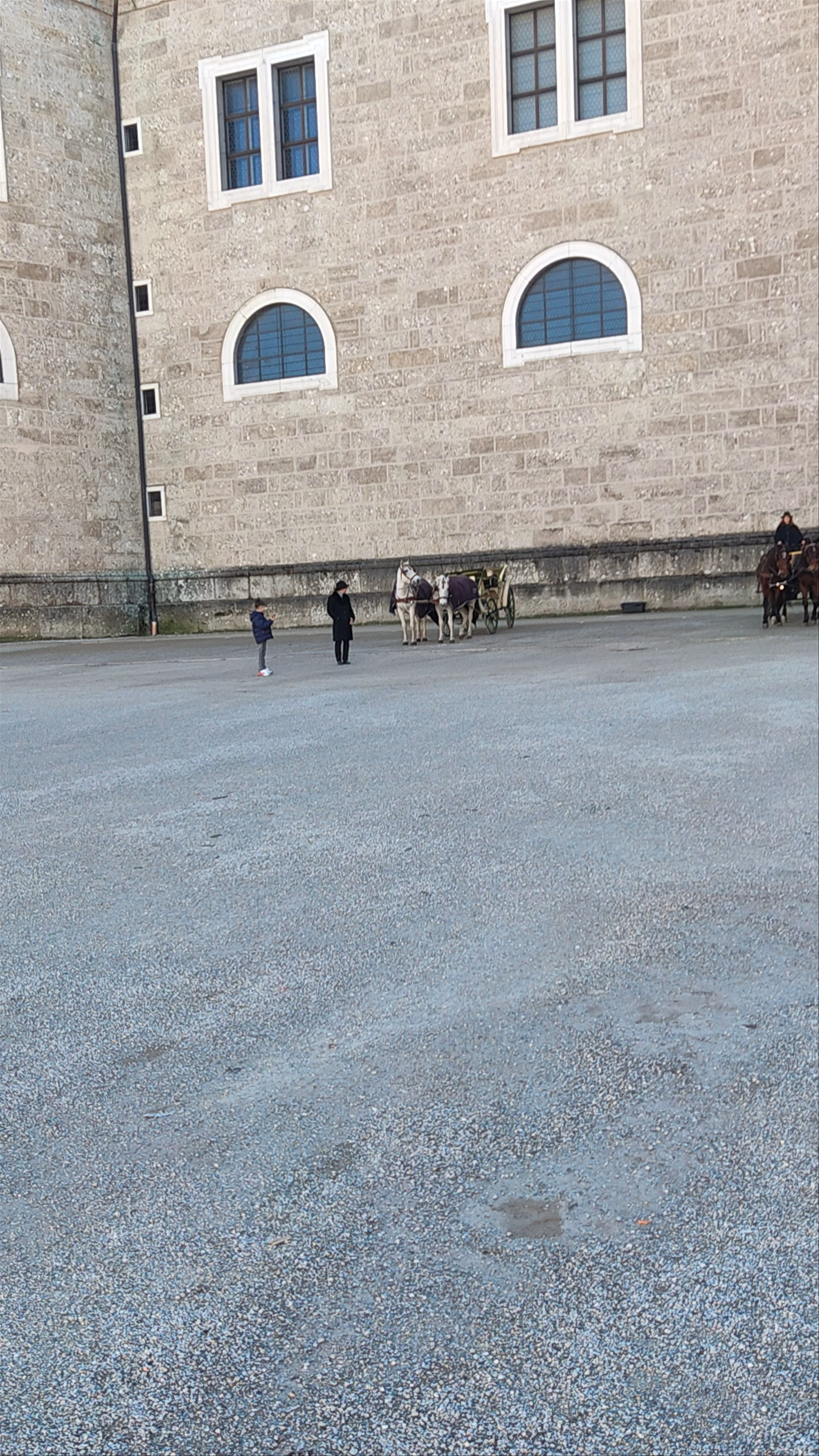 Horse Carriage at Residenzplatz: Timeless Salzburg Charm