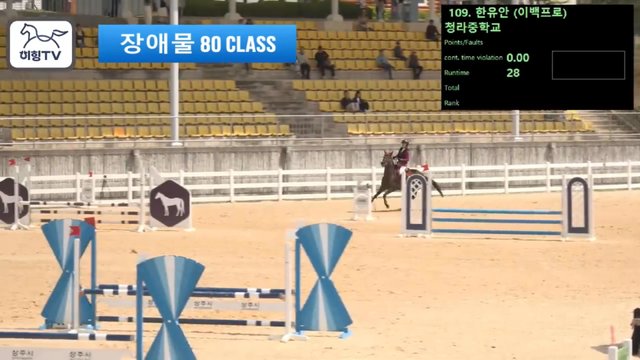 한유안 (삼다도 (이백프로)) — 2026 춘계전국승마대회 (생활체육&유소년) · 장애물 80cm