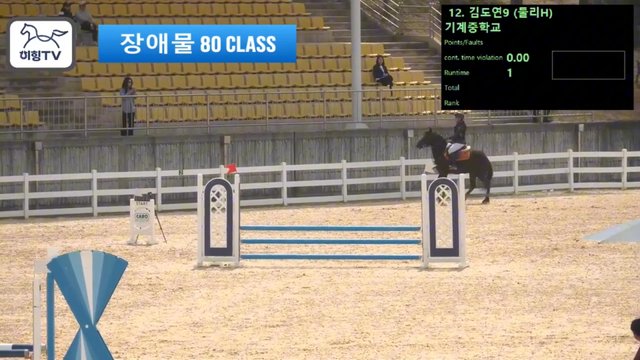 김도연9 (둘리 (둘리H)) — 2026 춘계전국승마대회 (생활체육&유소년) · 장애물 80cm