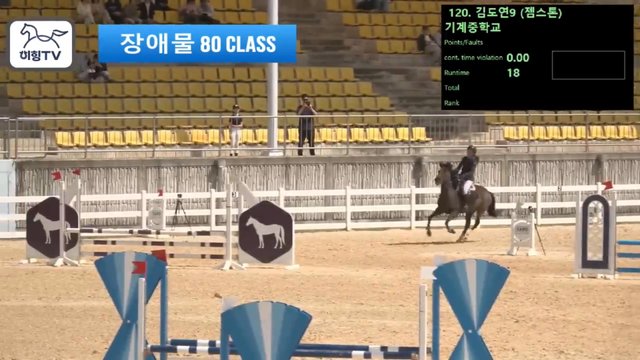 김도연9 (엄지) — 2026 춘계전국승마대회 (생활체육&유소년) · 장애물 80cm