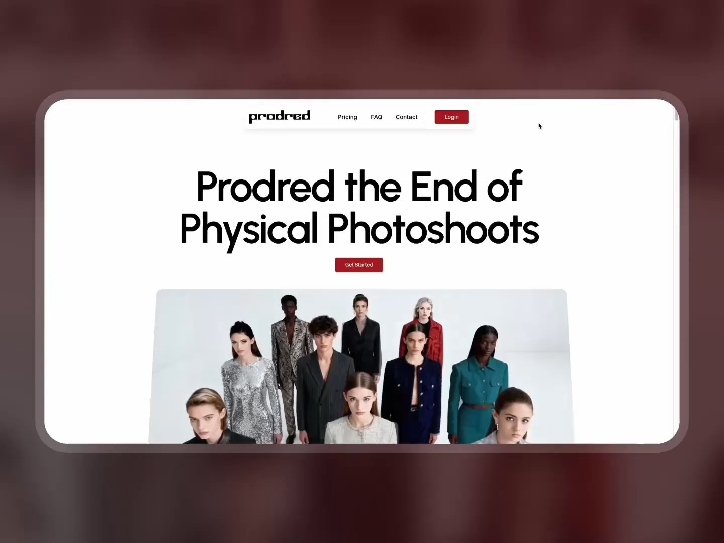 Thumbnail for Prodred, a Framer Experts site by Erigo Kreatif Innovations.