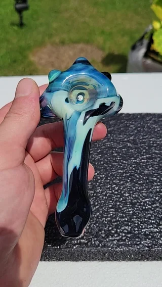 Preview pic of Color splash spoon,  titan,  crystal bliss over ghost and galaxy