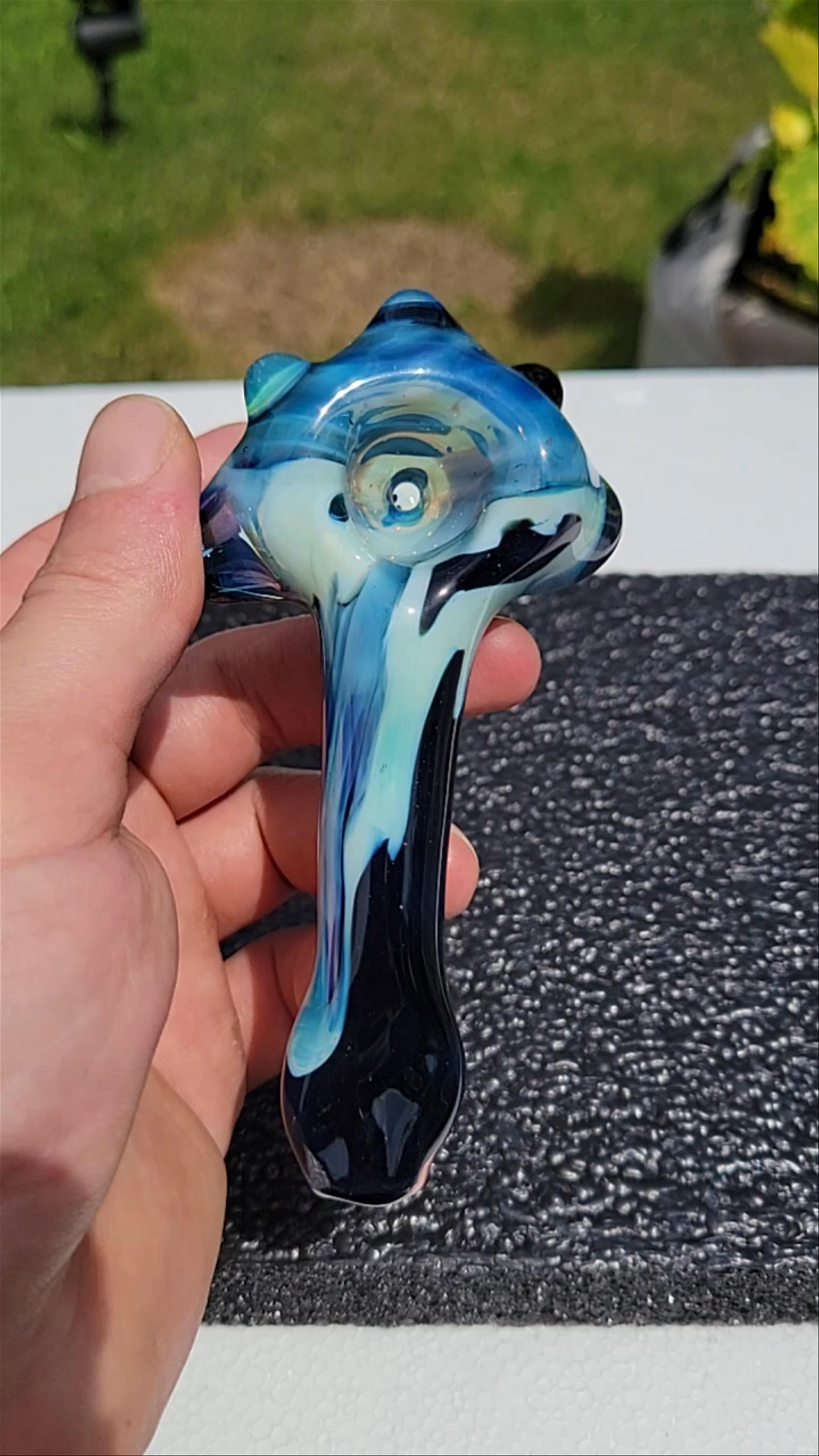 Preview pic of Color splash spoon,  titan,  crystal bliss over ghost and galaxy