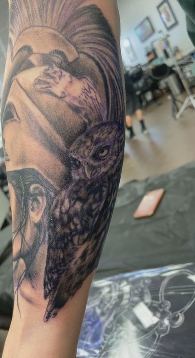 Dedicated Tattoo - Tattoos by Brian Dell #Athena - Tattoo Near Me - Temecula, California
