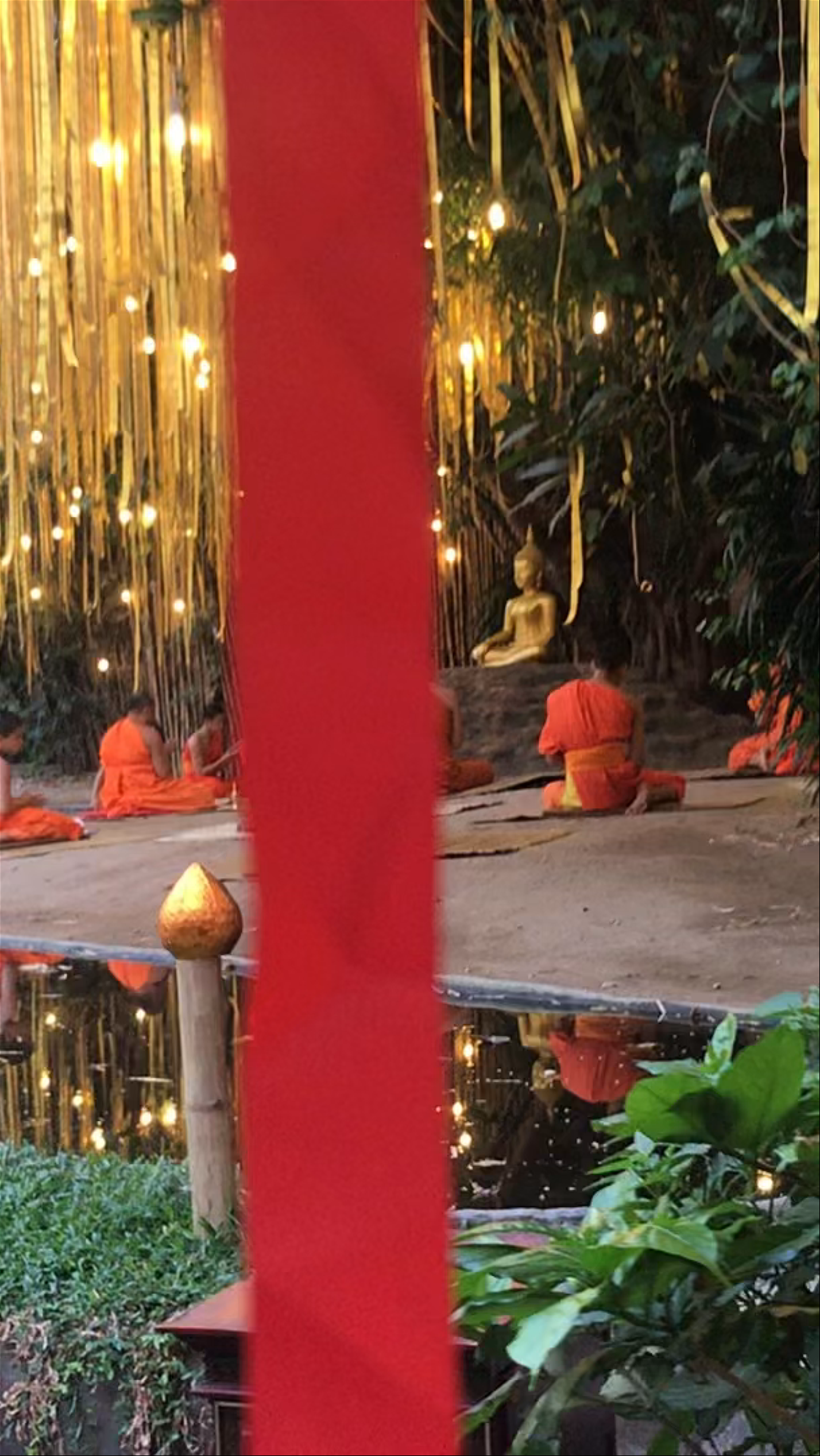 Wat Phantao Evening Meditation and Lantern Festival, Chiang Mai