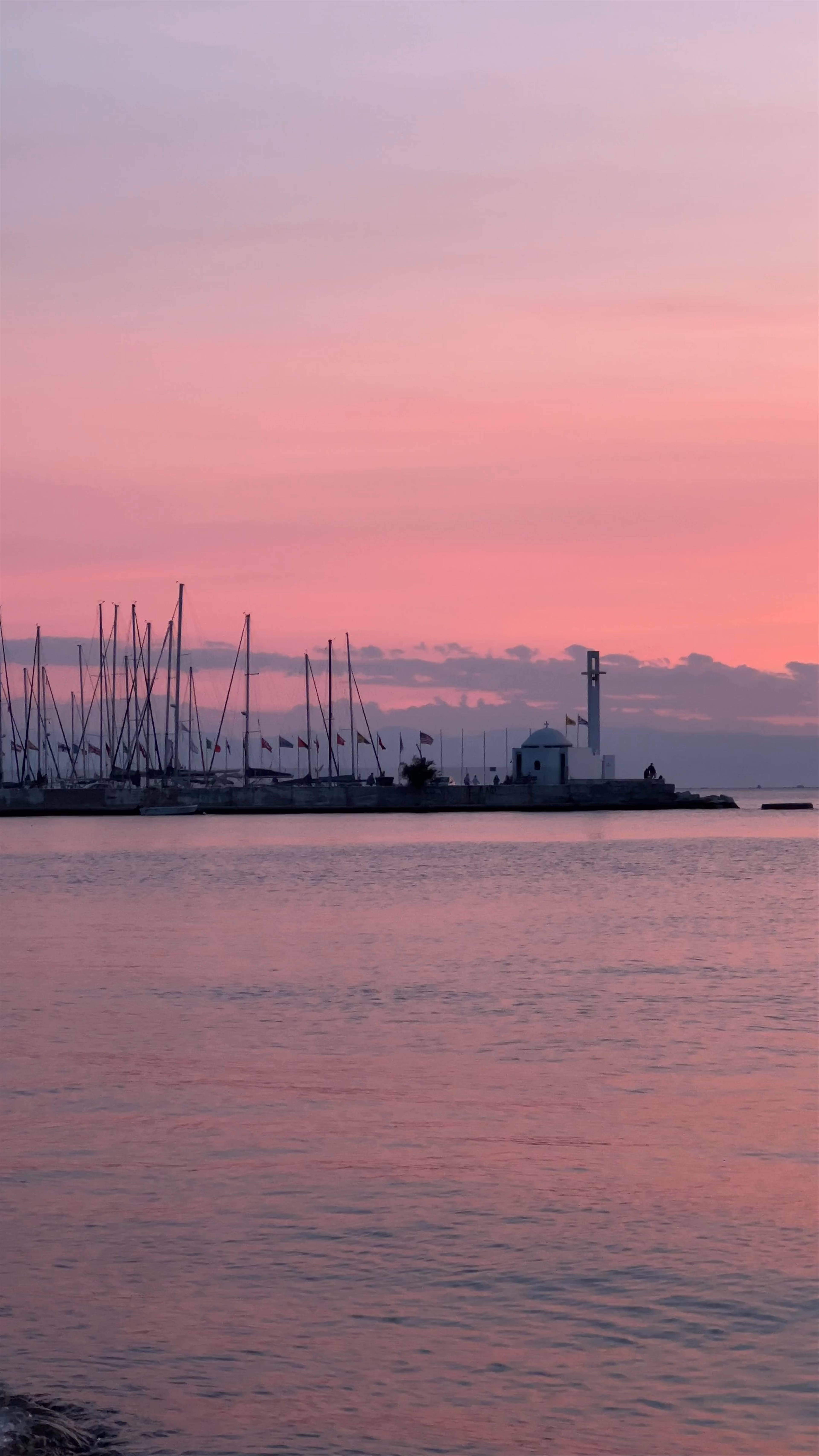 Sunset Serenity at Aretsou Marina Thessaloniki