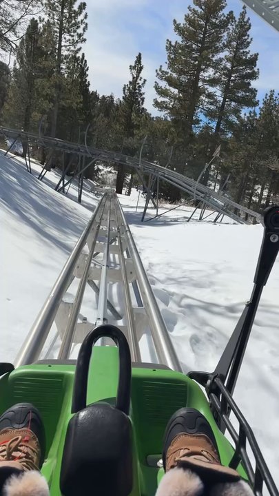 Alpine Slide At Magic Mountain - Go Karts Near Me - Big Bear Lake, California