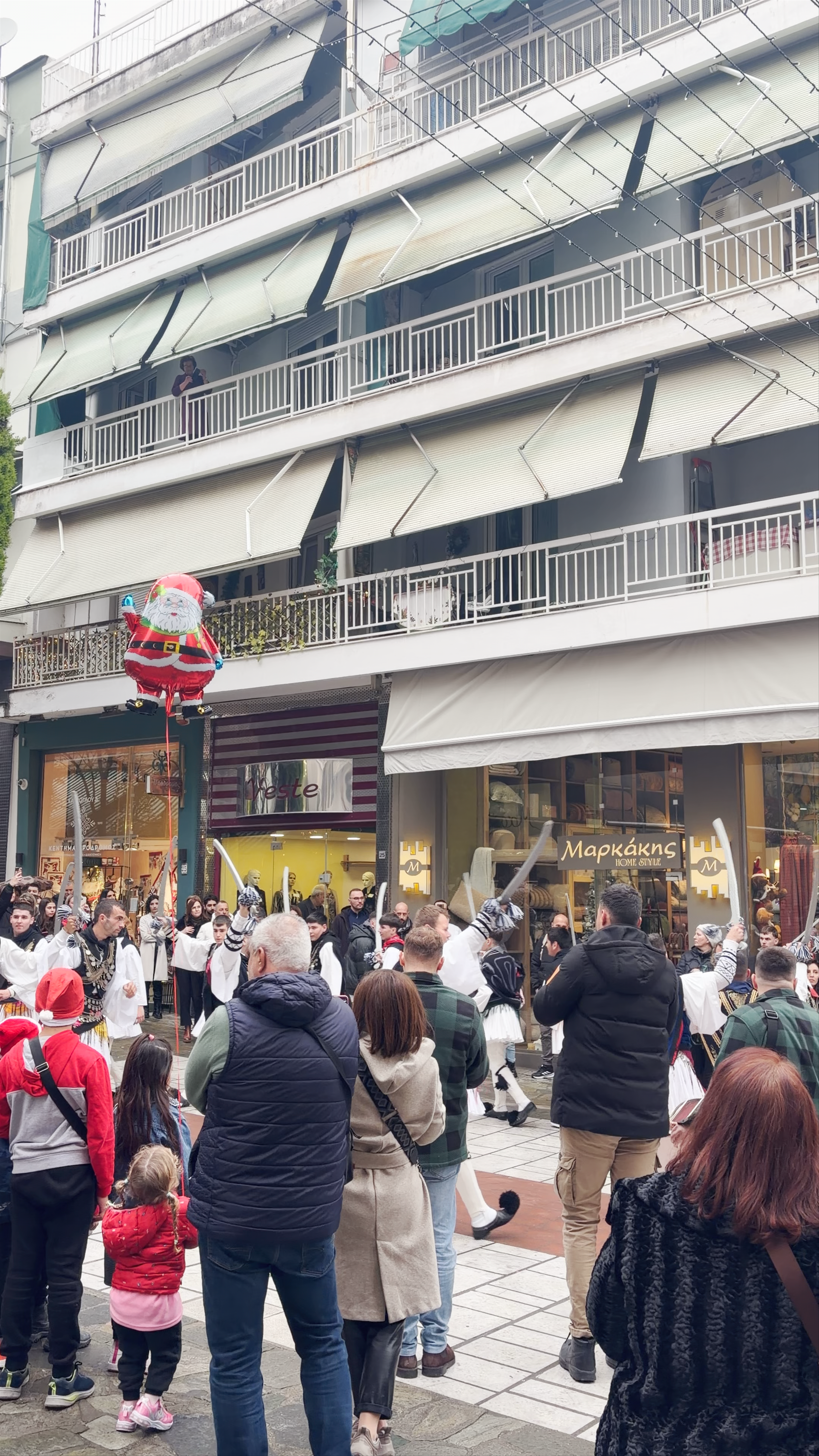Traditional Dance and Festive Spirit in Central Veria, Greece