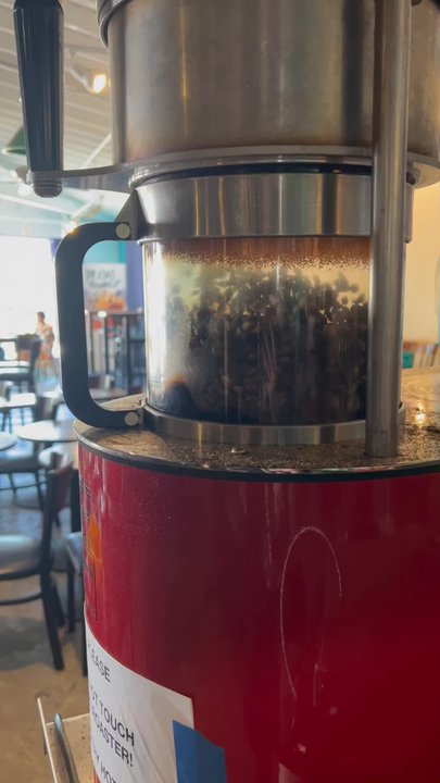 Doing Work Coffee - fresh beans being roasted ! - Coffee Roasteries Near Me - Key West, Florida