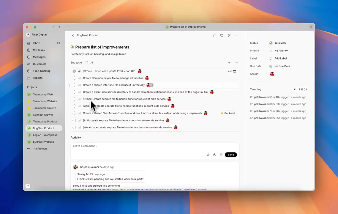Teamcamp - Project Management Application image 1