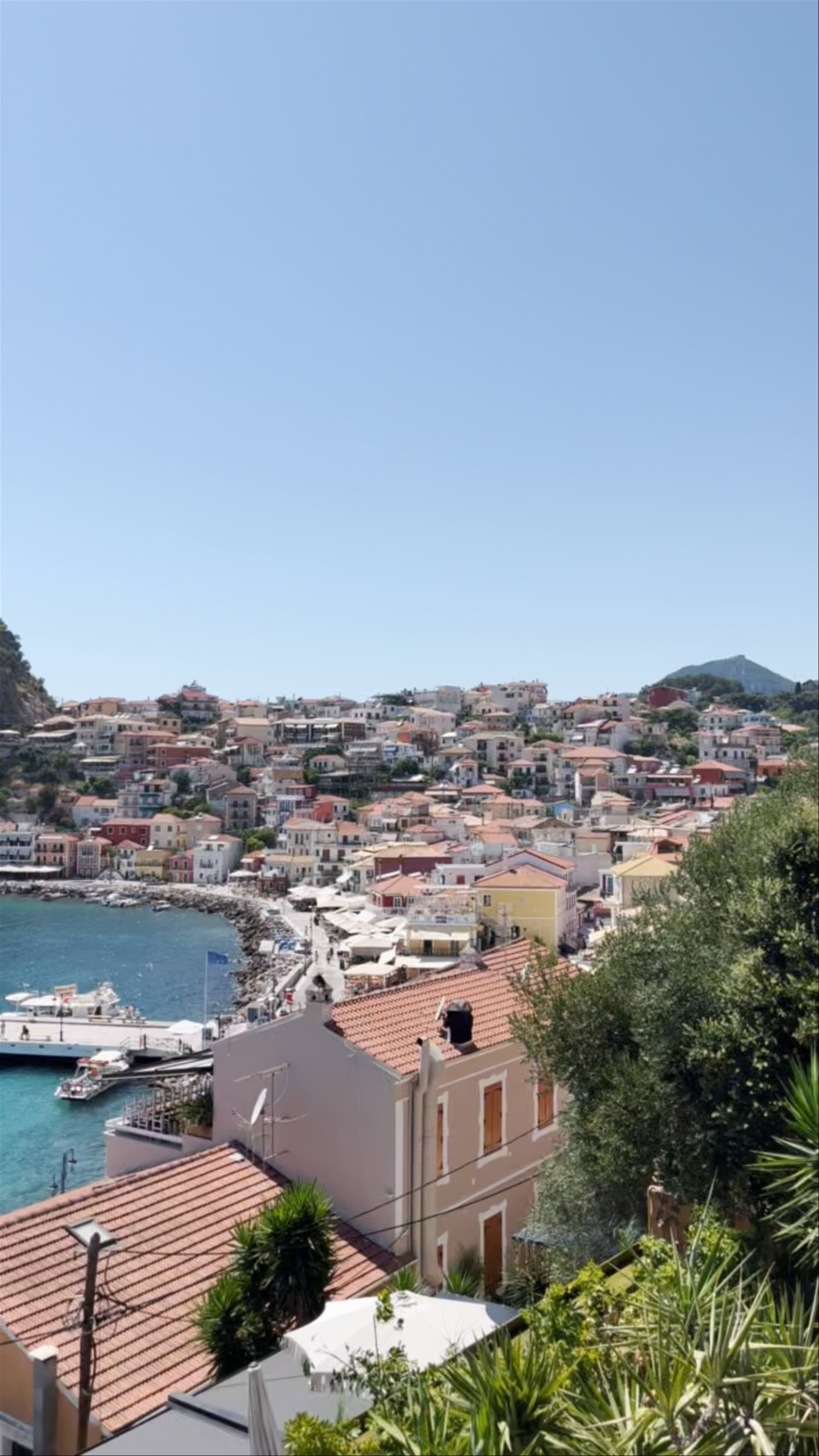 Charming Coastal Views and Village Life in Parga, Greece