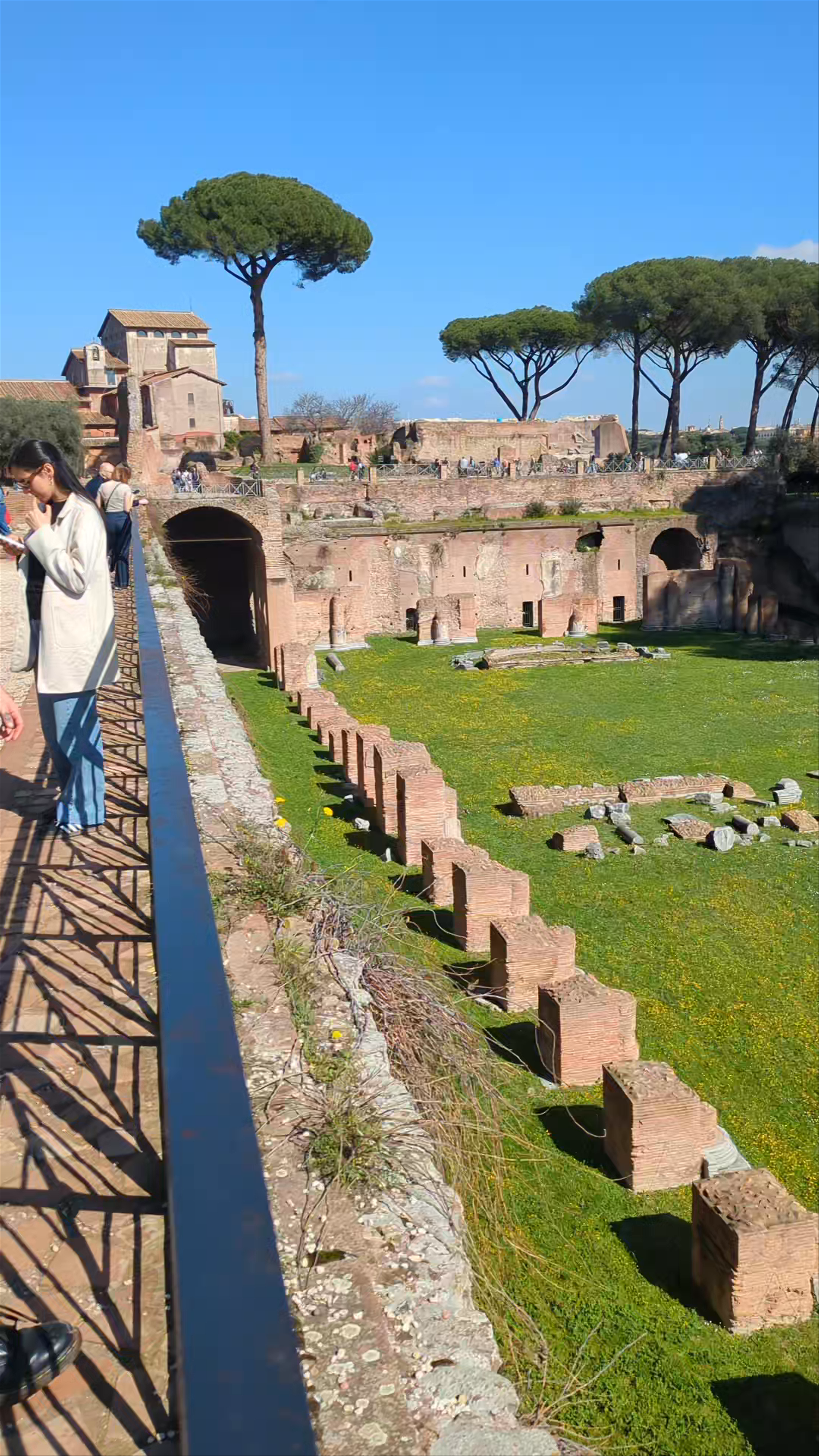 Exploring the Ancient Roman Ruins of Stadio Palatino in Rome