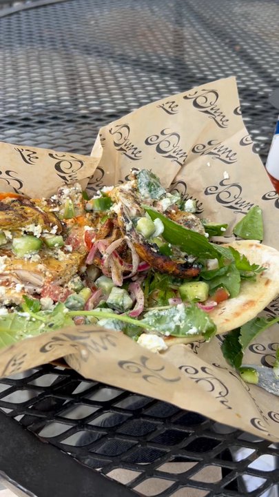 Dune - Ridiculous. The chicken pits "sandwhich." - Falafel Near Me - Los Angeles, California