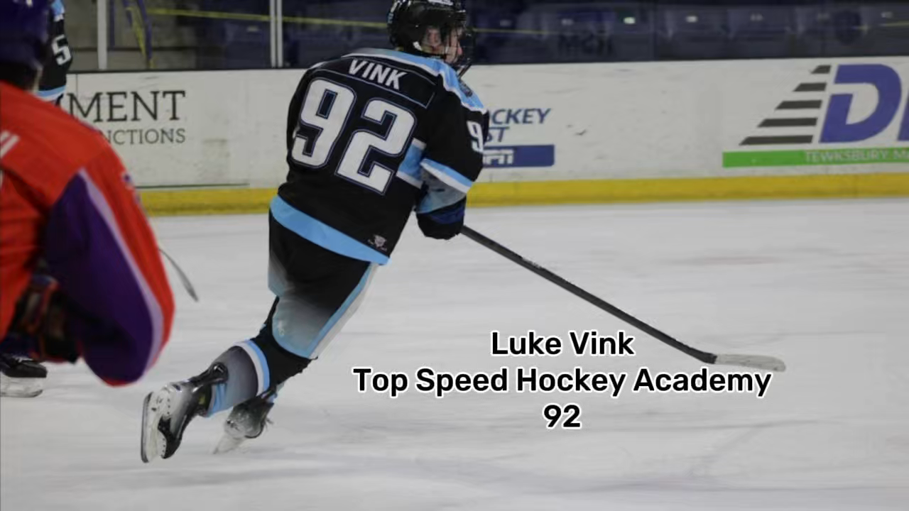 Luke Vink: Dynamic 2-Way Play Highlights from Top Speed Hockey Academy