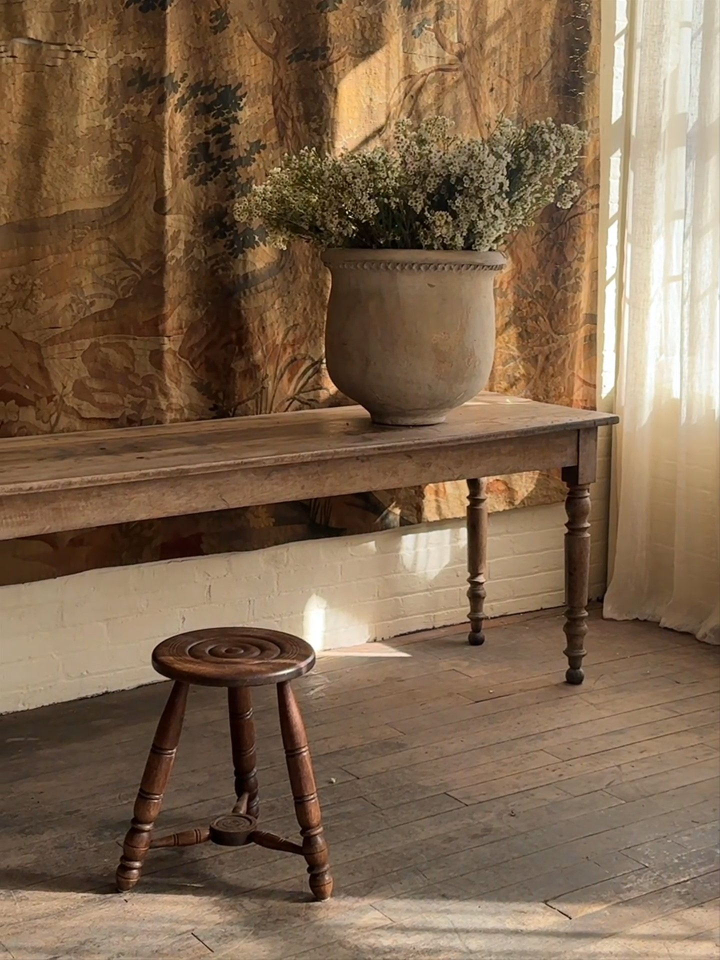 French Tripod Stool
